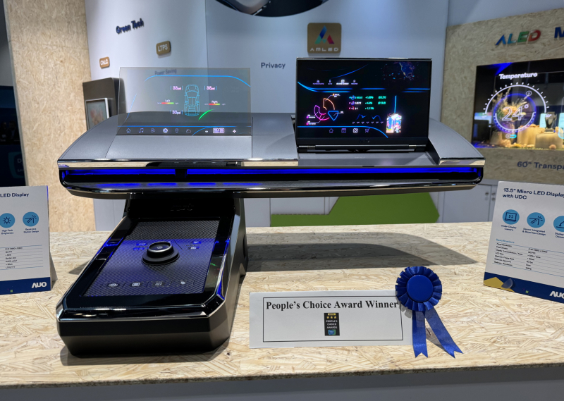 z6尊龙(中国有限公司)-官方网站车用Micro LED Display HMI解决方案获&rdquo;最佳车用显示奖&rdquo;，以用户为中心开发，针对前座驾驶与乘客设计兼具娱乐与安全的高画质屏幕，包含车舱前座的Micro LED透明屏幕及全球首款内建镜头的智慧Micro LED显示器