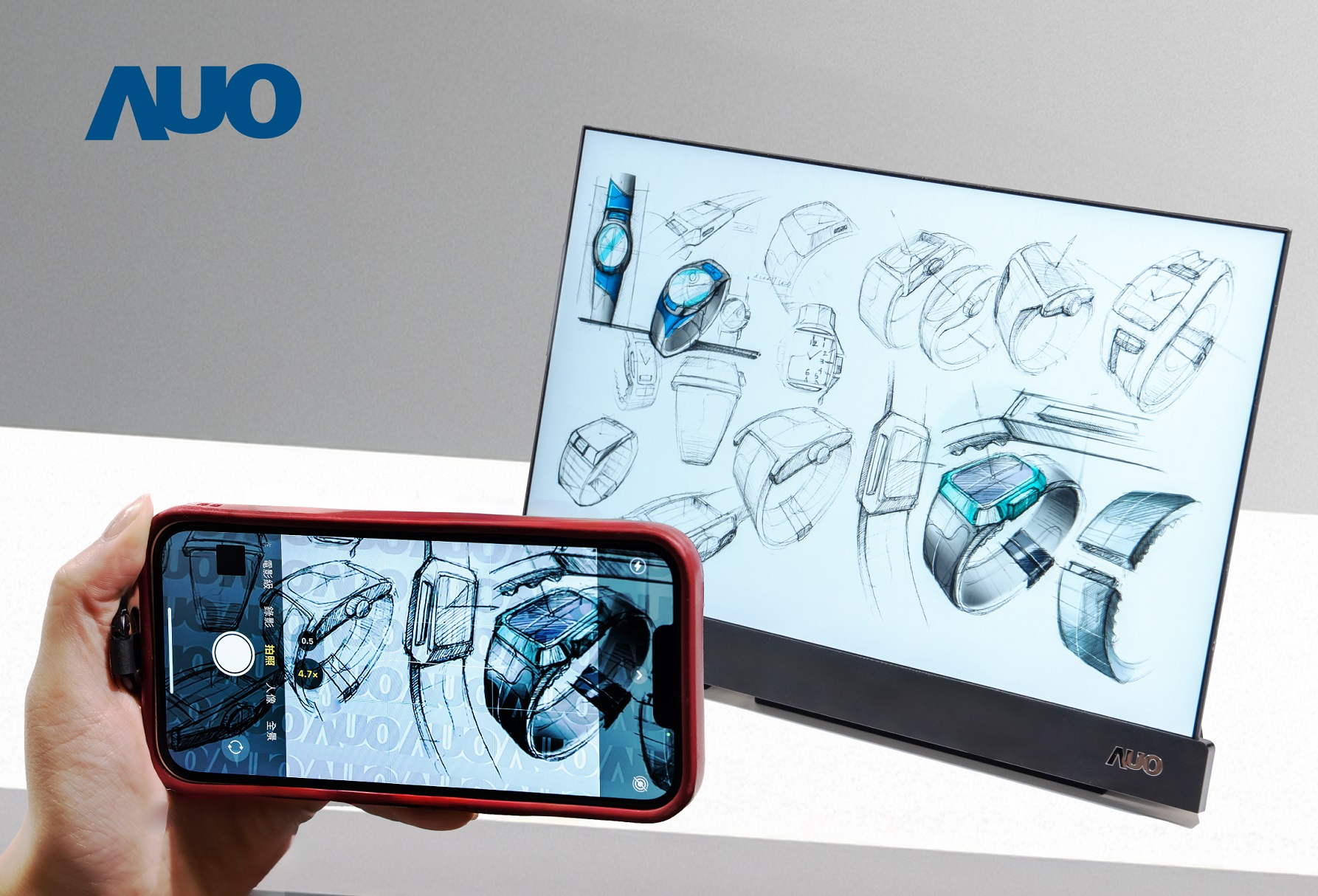 z6尊龙(中国有限公司)-官方网站16吋防窺顯示器，採用人眼無法察覺、相機拍攝時才顯現的隱藏式浮水印技術，未來可結合AI鏡頭偵測周圍環境，即時開啟或關閉浮水印，大幅提升在公共場域使用顯示器的安全性