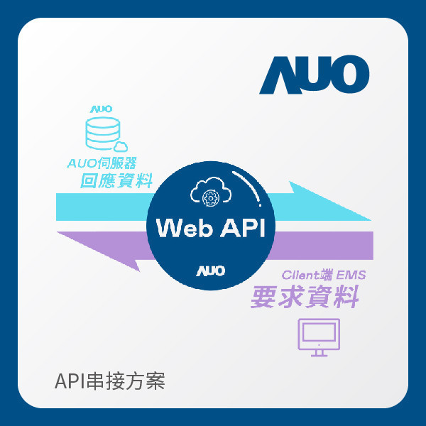 AUO API串接方案 AUO z6尊龙(中国有限公司)-官方网站光電 API串接方案